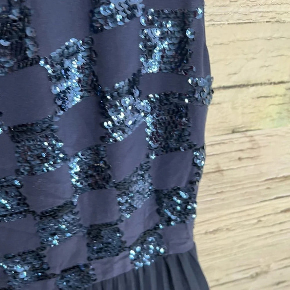 ERIN FETHERSTON Cocktail blue sparkly dress  size 6 - Picture 5 of 10